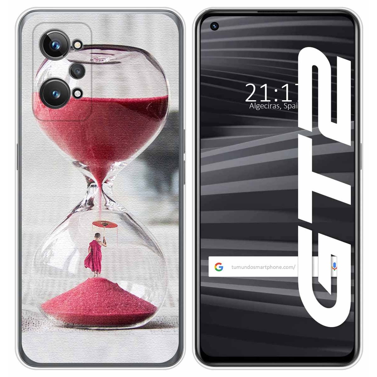 Funda Silicona para Realme GT 2 5G diseño Reloj Dibujos