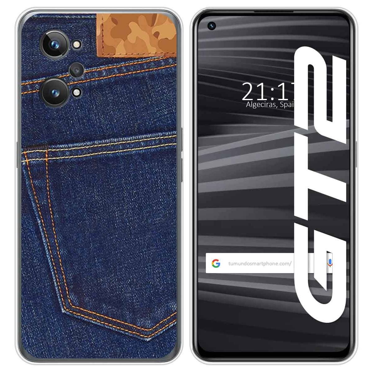 Funda Silicona para Realme GT 2 5G diseño Vaquero Dibujos