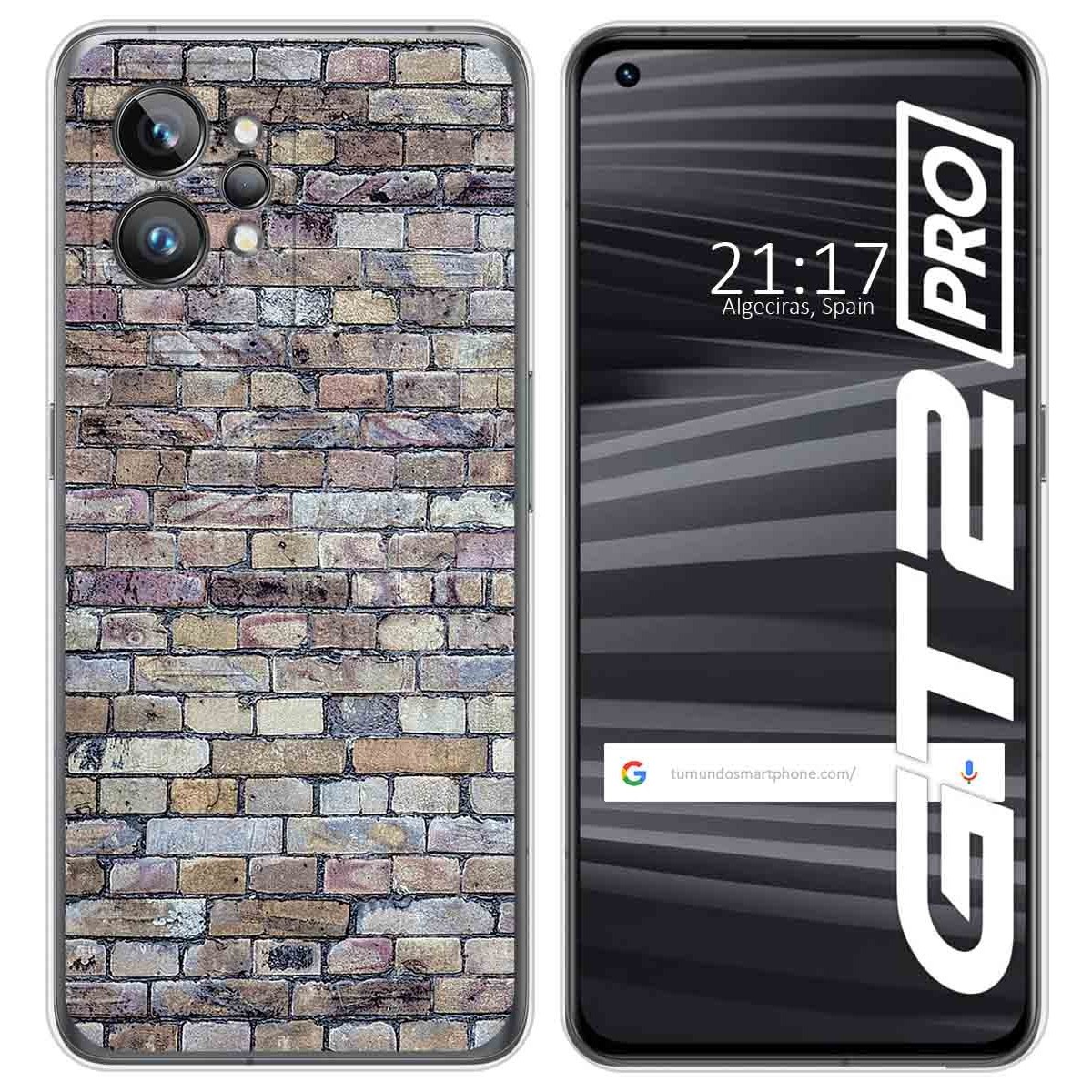 Funda Silicona para Realme GT 2 Pro 5G diseño Ladrillo 02 Dibujos