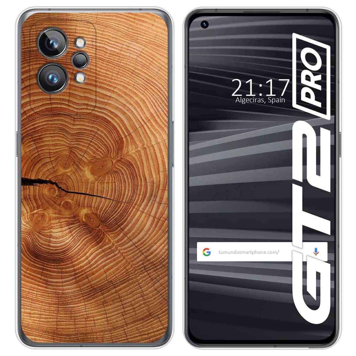 Funda Silicona para Realme GT 2 Pro 5G diseño Madera 04 Dibujos