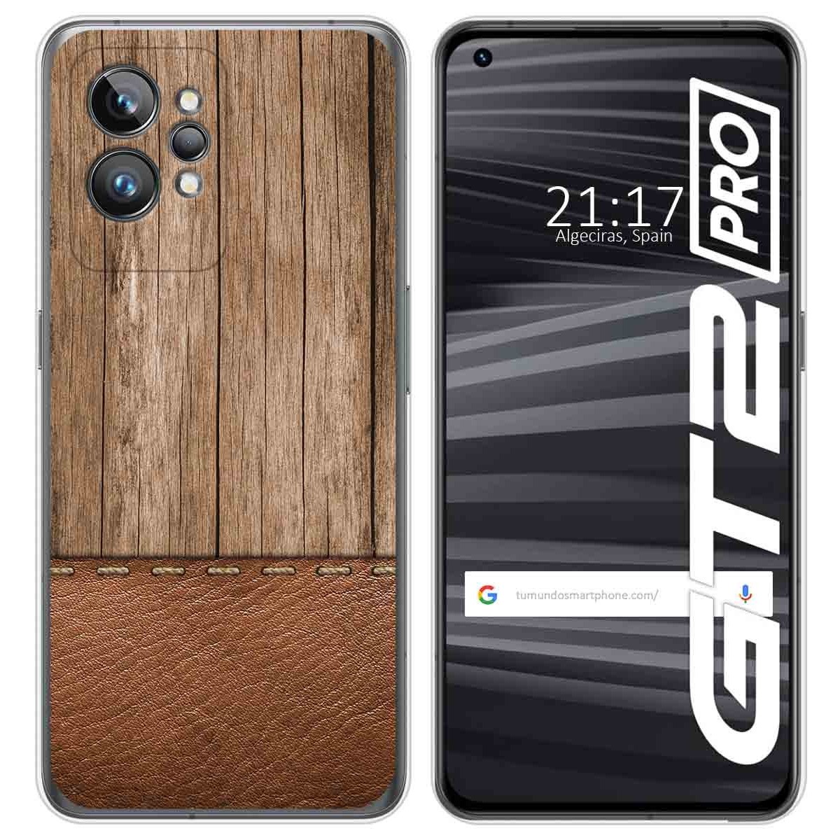 Funda Silicona para Realme GT 2 Pro 5G diseño Madera 09 Dibujos