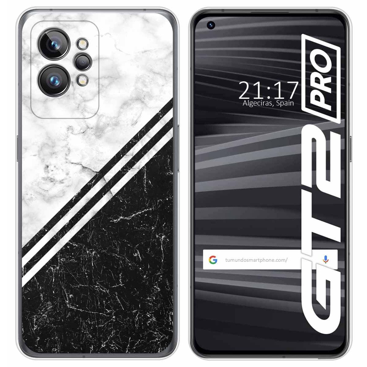 Funda Silicona para Realme GT 2 Pro 5G diseño Mármol 01 Dibujos