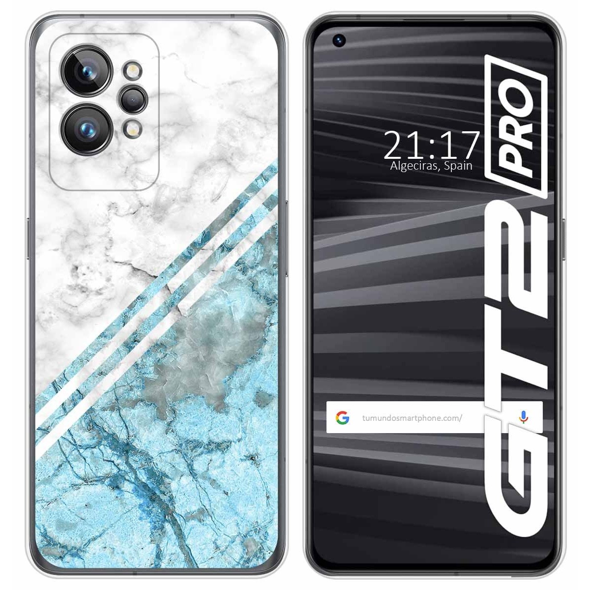 Funda Silicona para Realme GT 2 Pro 5G diseño Mármol 02 Dibujos