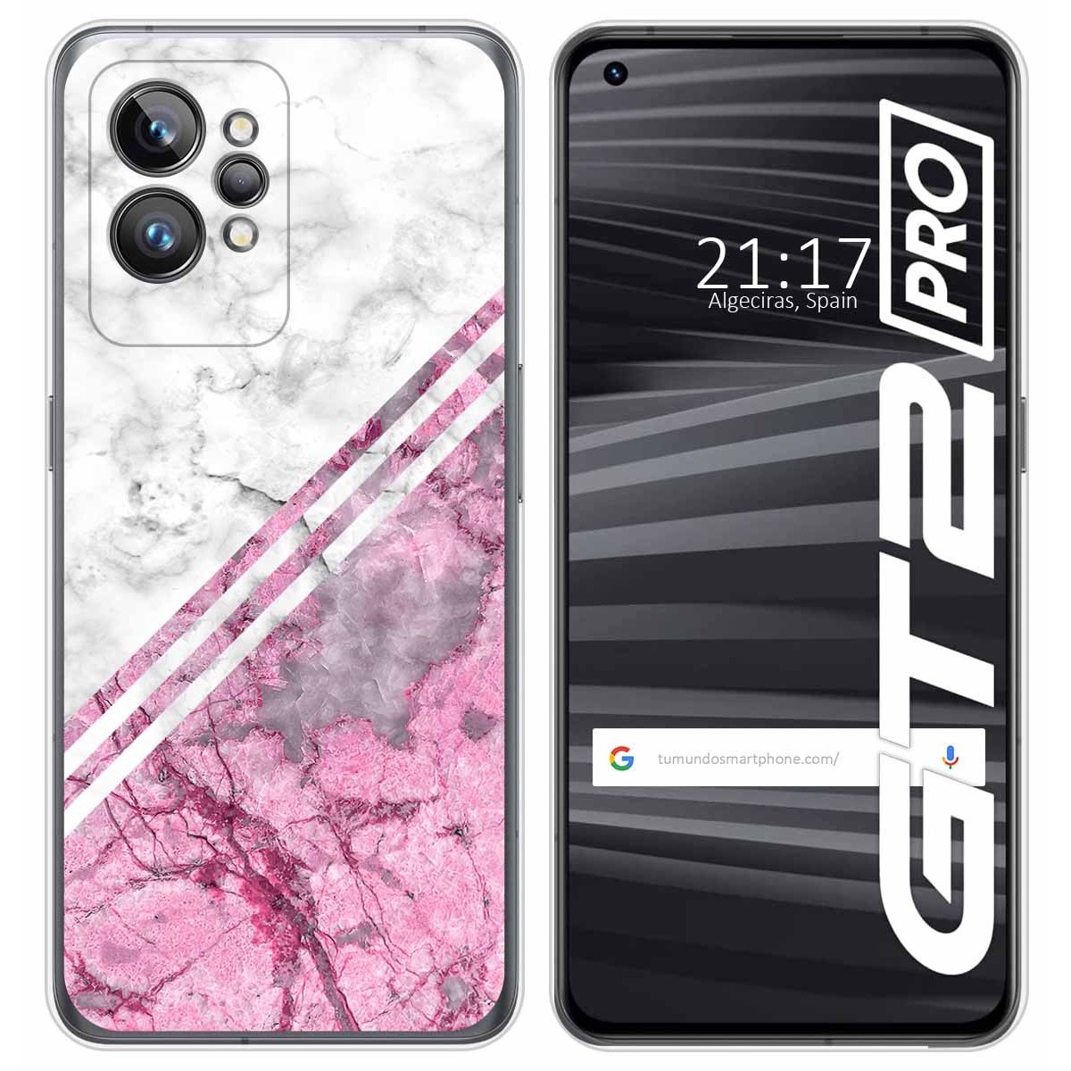 Funda Silicona para Realme GT 2 Pro 5G diseño Mármol 03 Dibujos