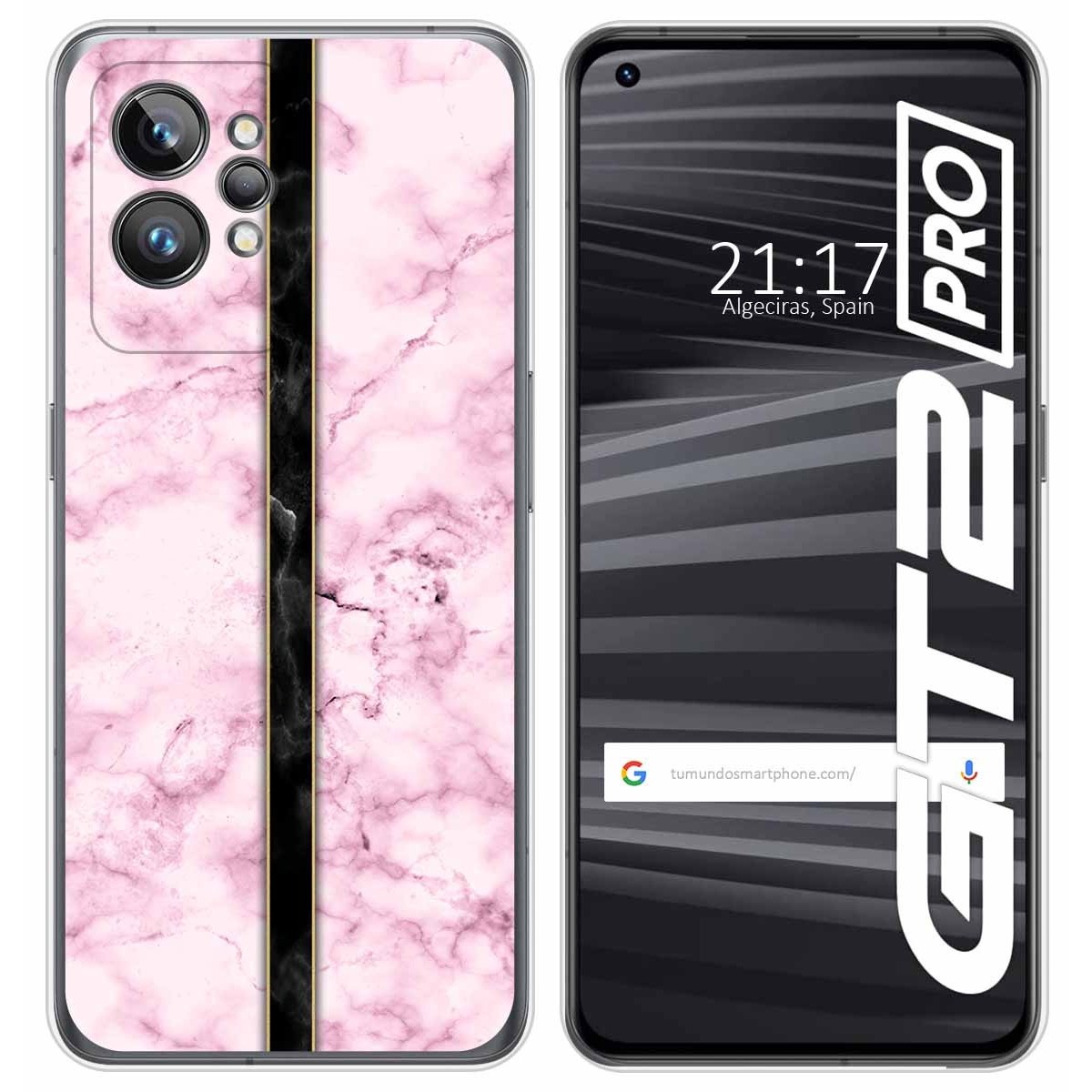 Funda Silicona para Realme GT 2 Pro 5G diseño Mármol 04 Dibujos