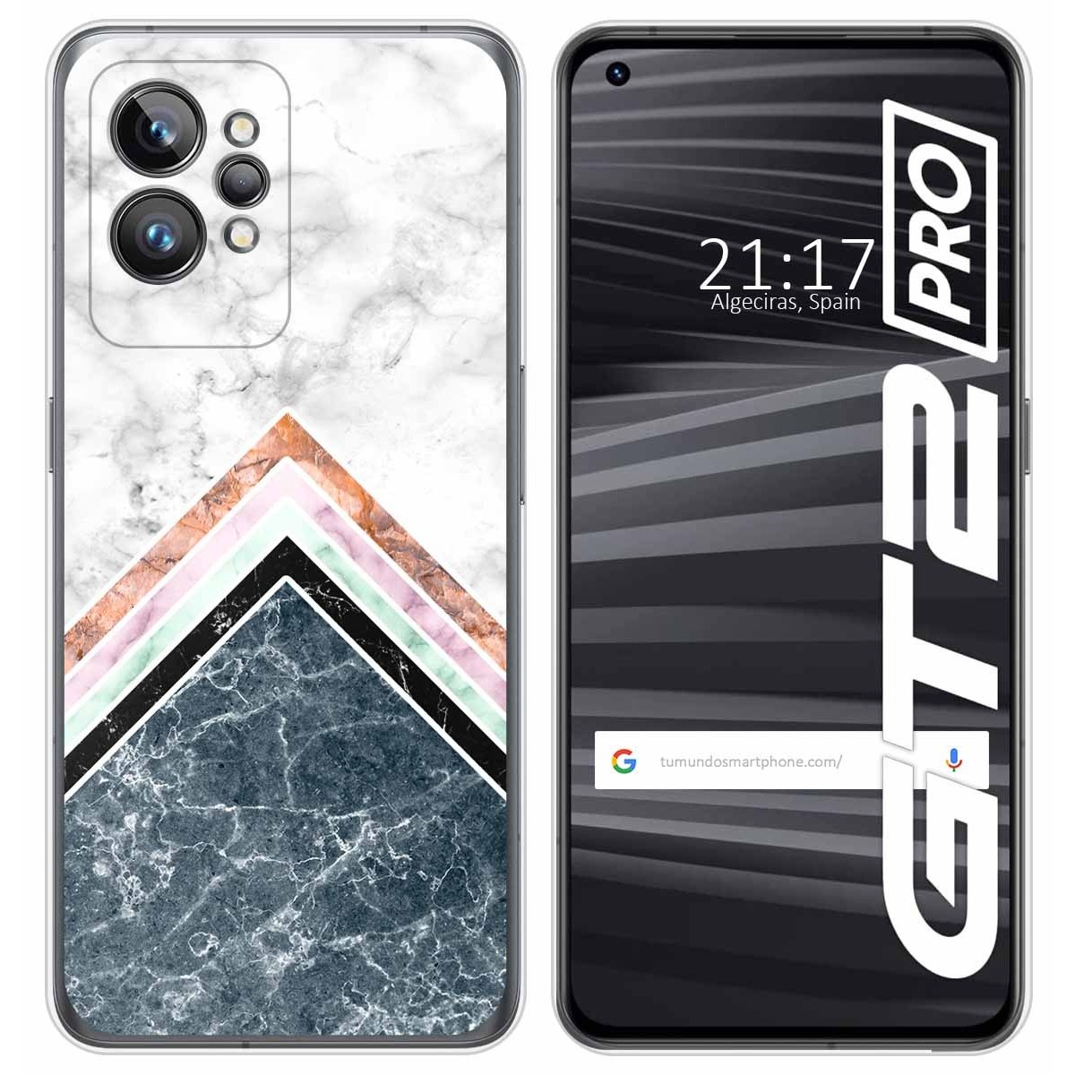 Funda Silicona para Realme GT 2 Pro 5G diseño Mármol 05 Dibujos