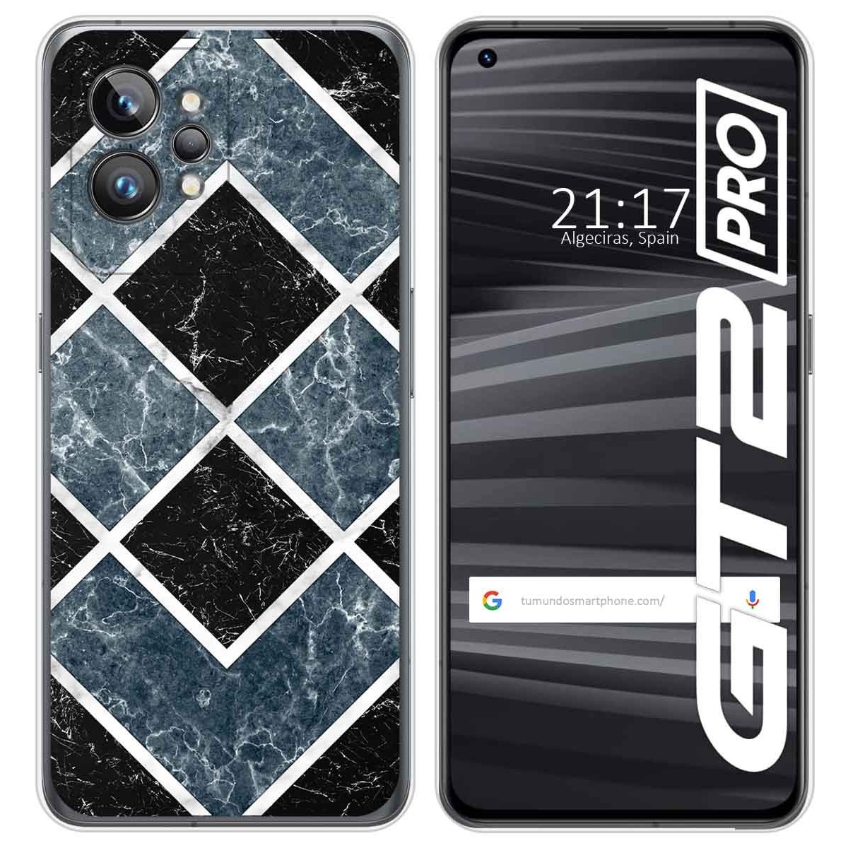 Funda Silicona para Realme GT 2 Pro 5G diseño Mármol 06 Dibujos