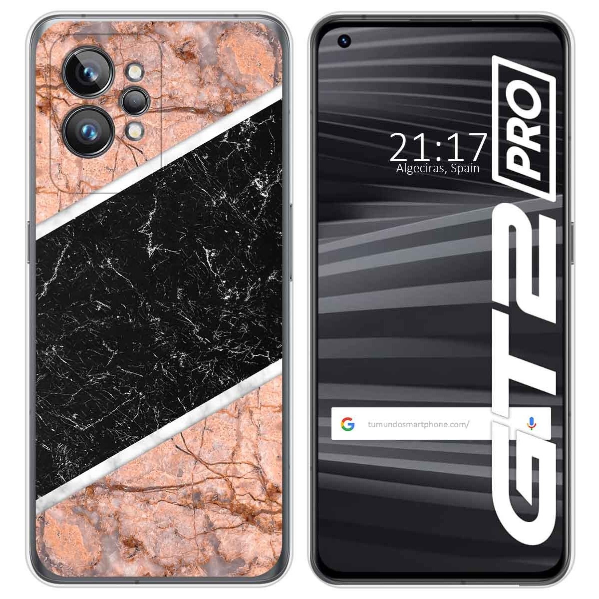 Funda Silicona para Realme GT 2 Pro 5G diseño Mármol 07 Dibujos