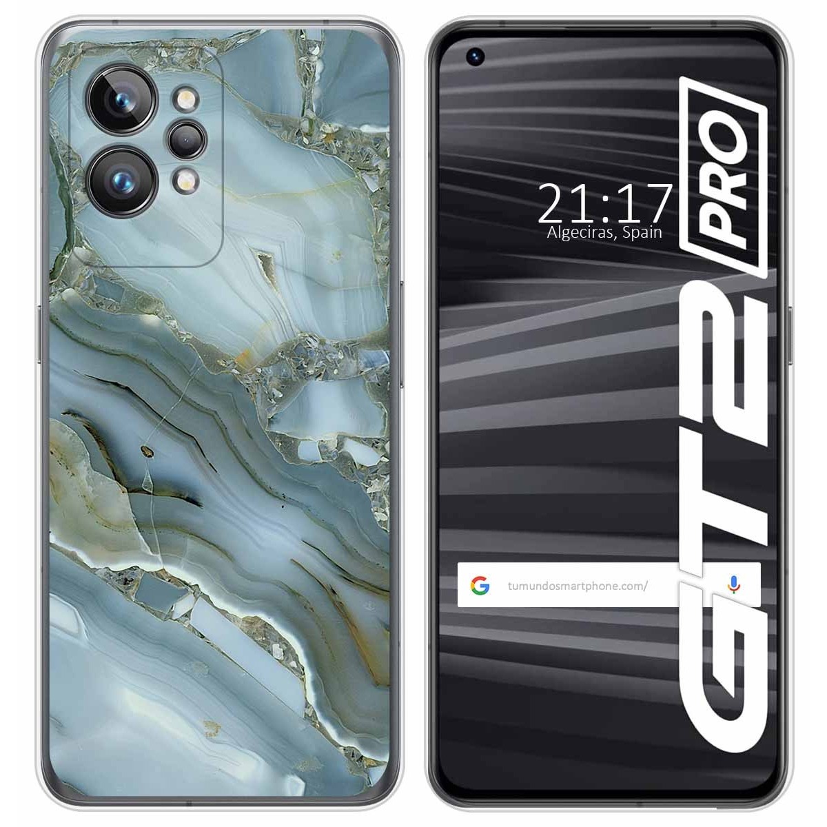 Funda Silicona para Realme GT 2 Pro 5G diseño Mármol 09 Dibujos