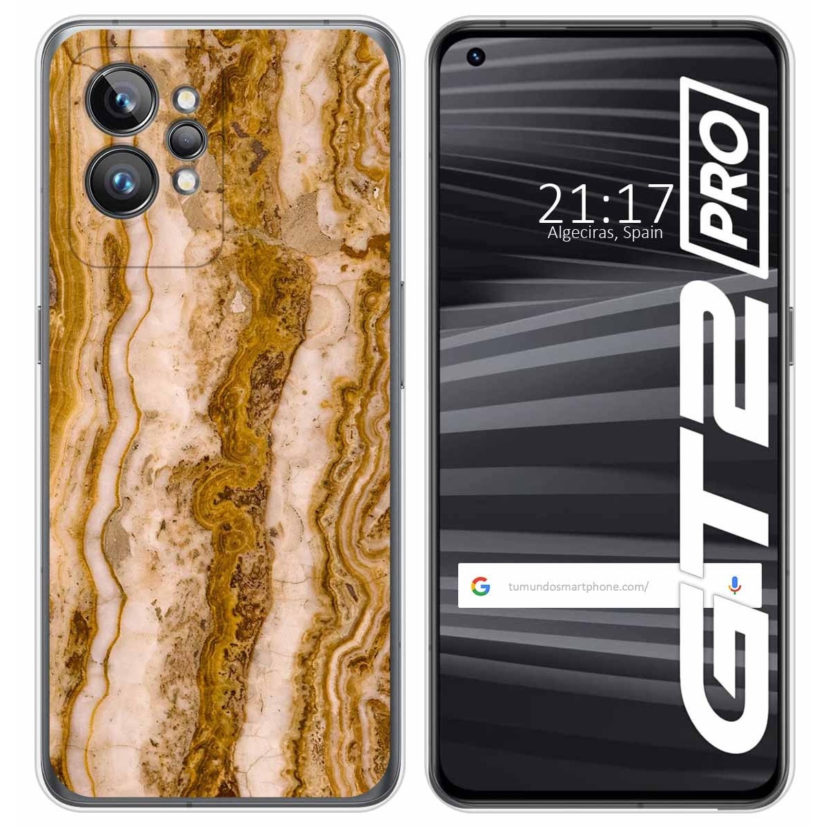 Funda Silicona para Realme GT 2 Pro 5G diseño Mármol 10 Dibujos