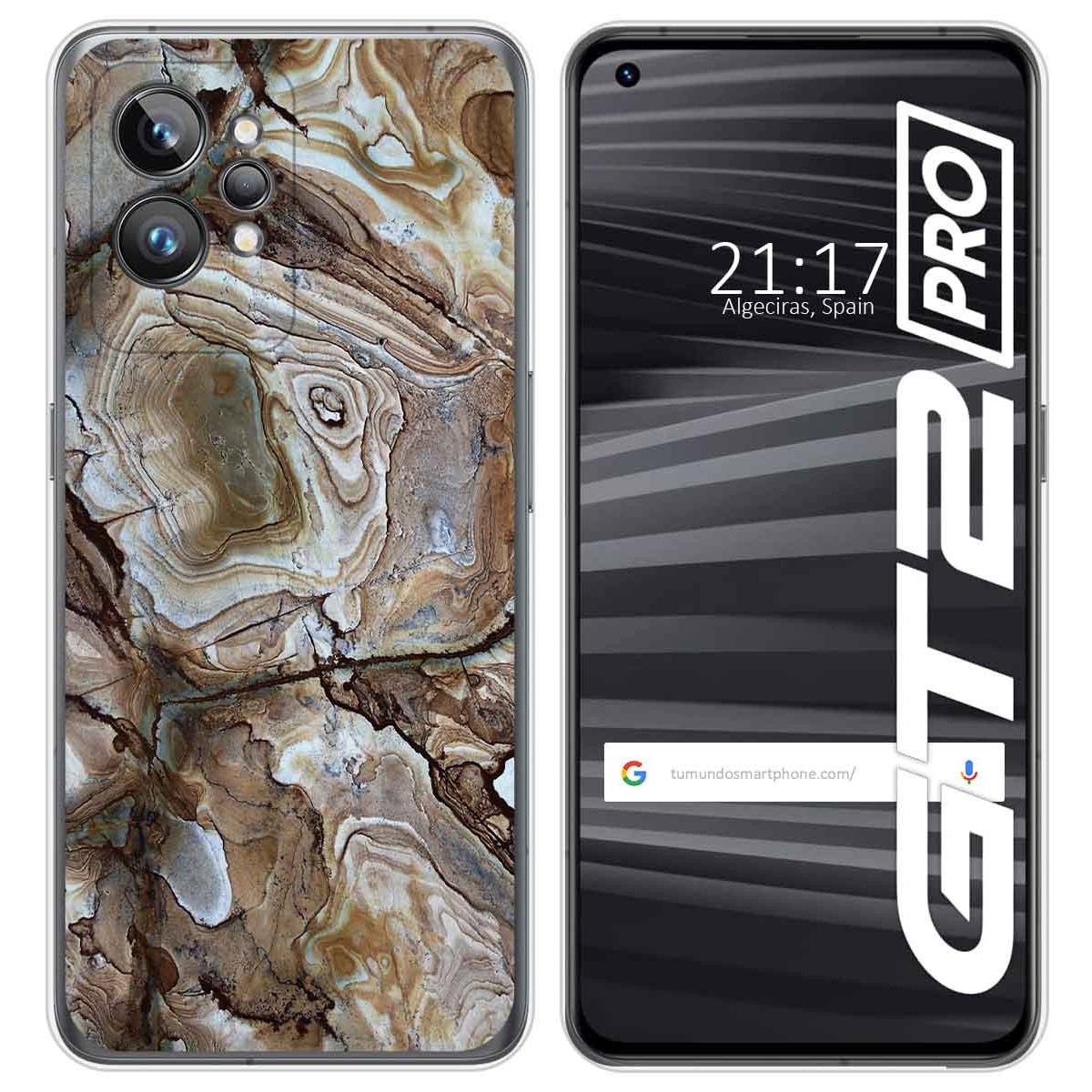 Funda Silicona para Realme GT 2 Pro 5G diseño Mármol 14 Dibujos