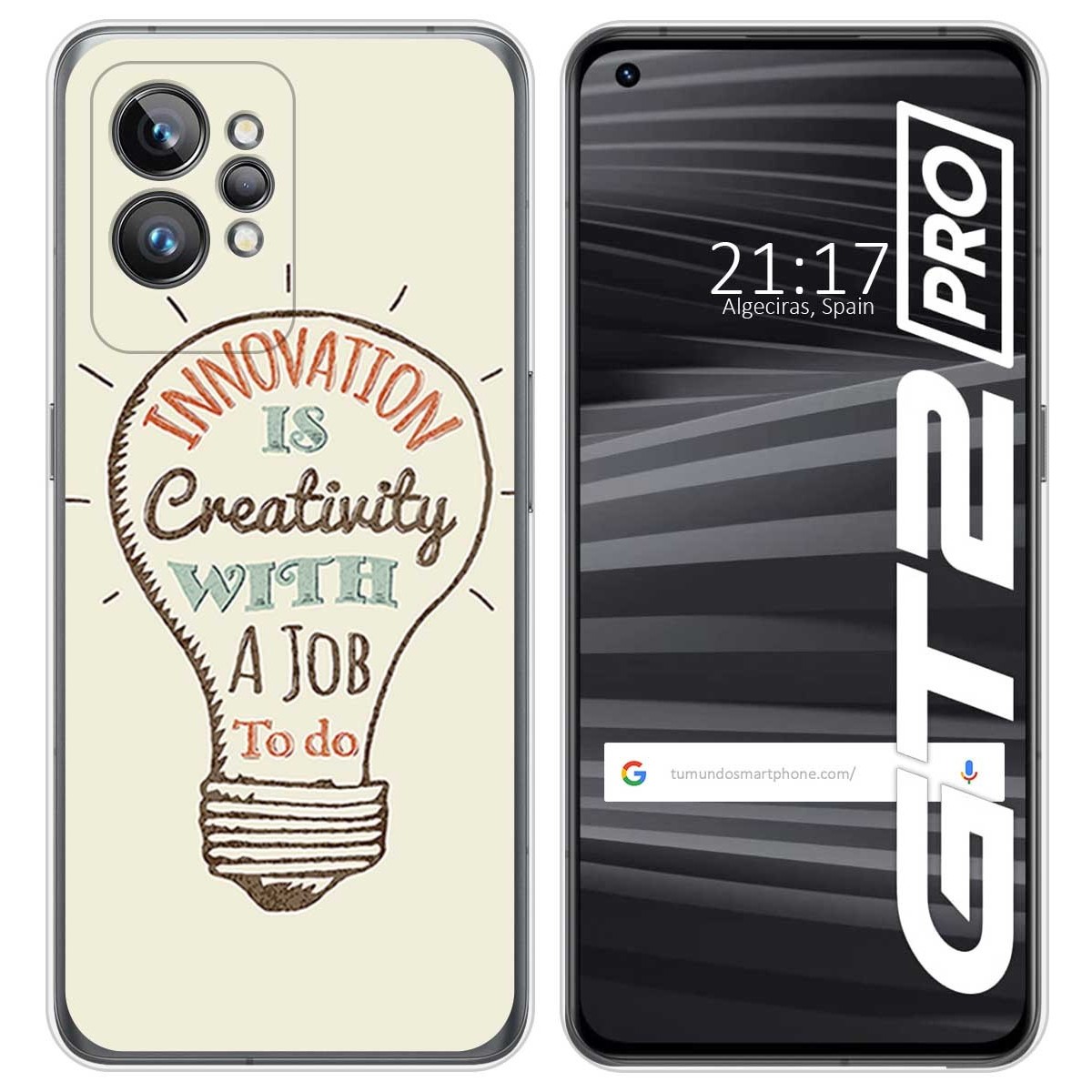 Funda Silicona para Realme GT 2 Pro 5G diseño Creativity Dibujos