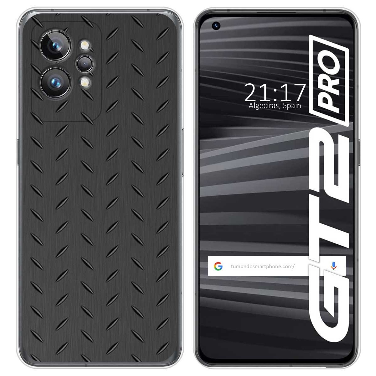 Funda Silicona para Realme GT 2 Pro 5G diseño Metal Dibujos