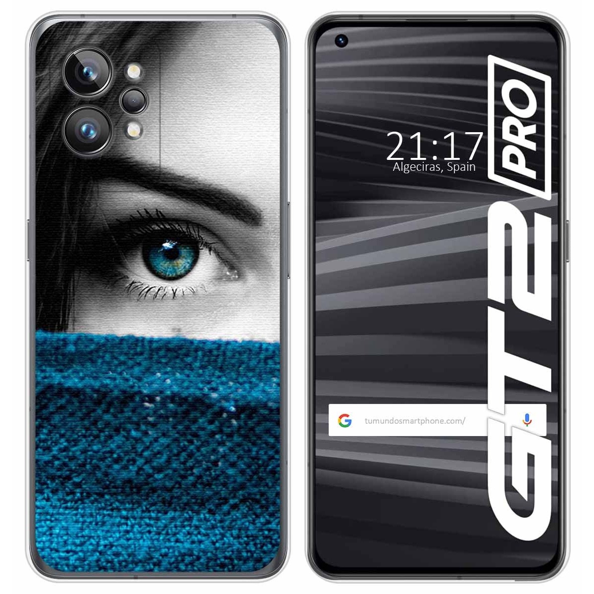 Funda Silicona para Realme GT 2 Pro 5G diseño Ojo Dibujos