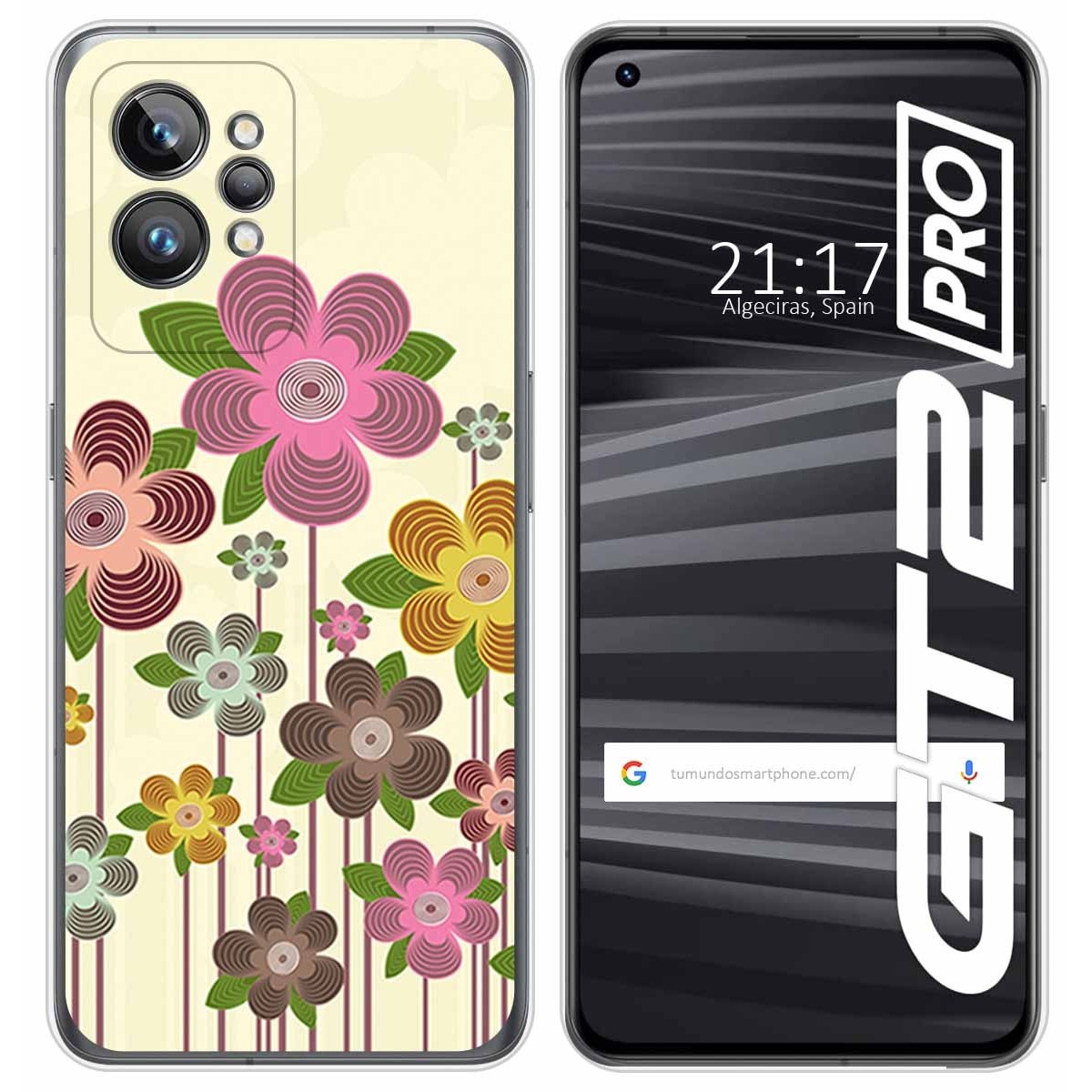 Funda Silicona para Realme GT 2 Pro 5G diseño Primavera En Flor Dibujos