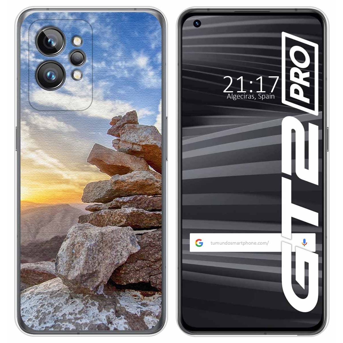 Funda Silicona para Realme GT 2 Pro 5G diseño Sunset Dibujos