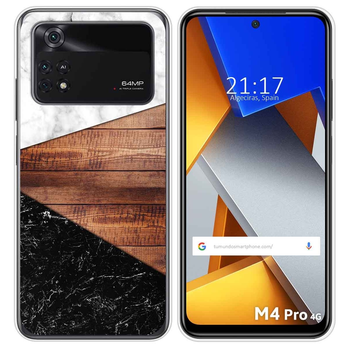 Funda Silicona para Xiaomi POCO M4 Pro 4G diseño Mármol 11 Dibujos