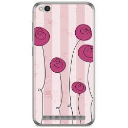 Funda Gel Tpu para Xiaomi Redmi 5A Diseño Flores Vintage Dibujos