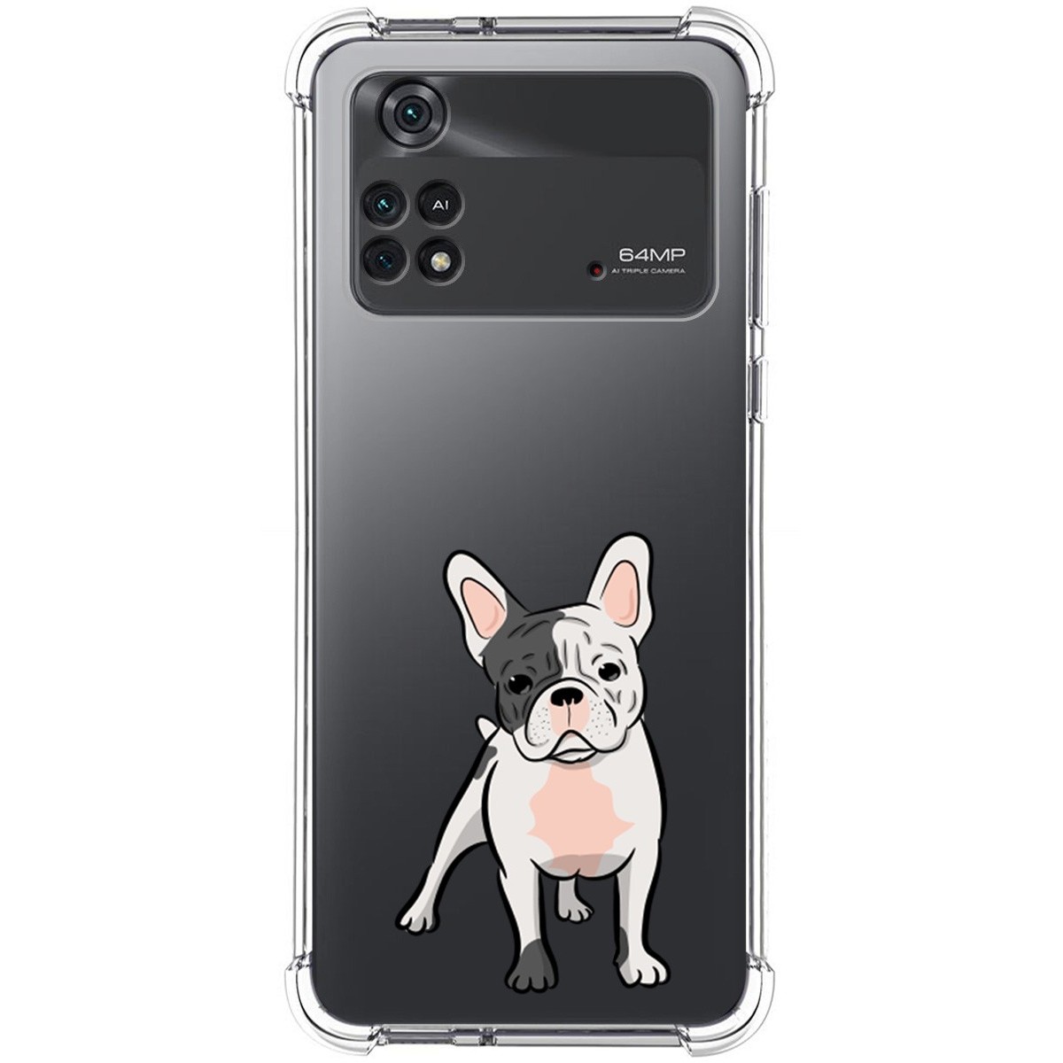 Funda Silicona Antigolpes para Xiaomi POCO M4 Pro 4G diseño Perros 06 Dibujos