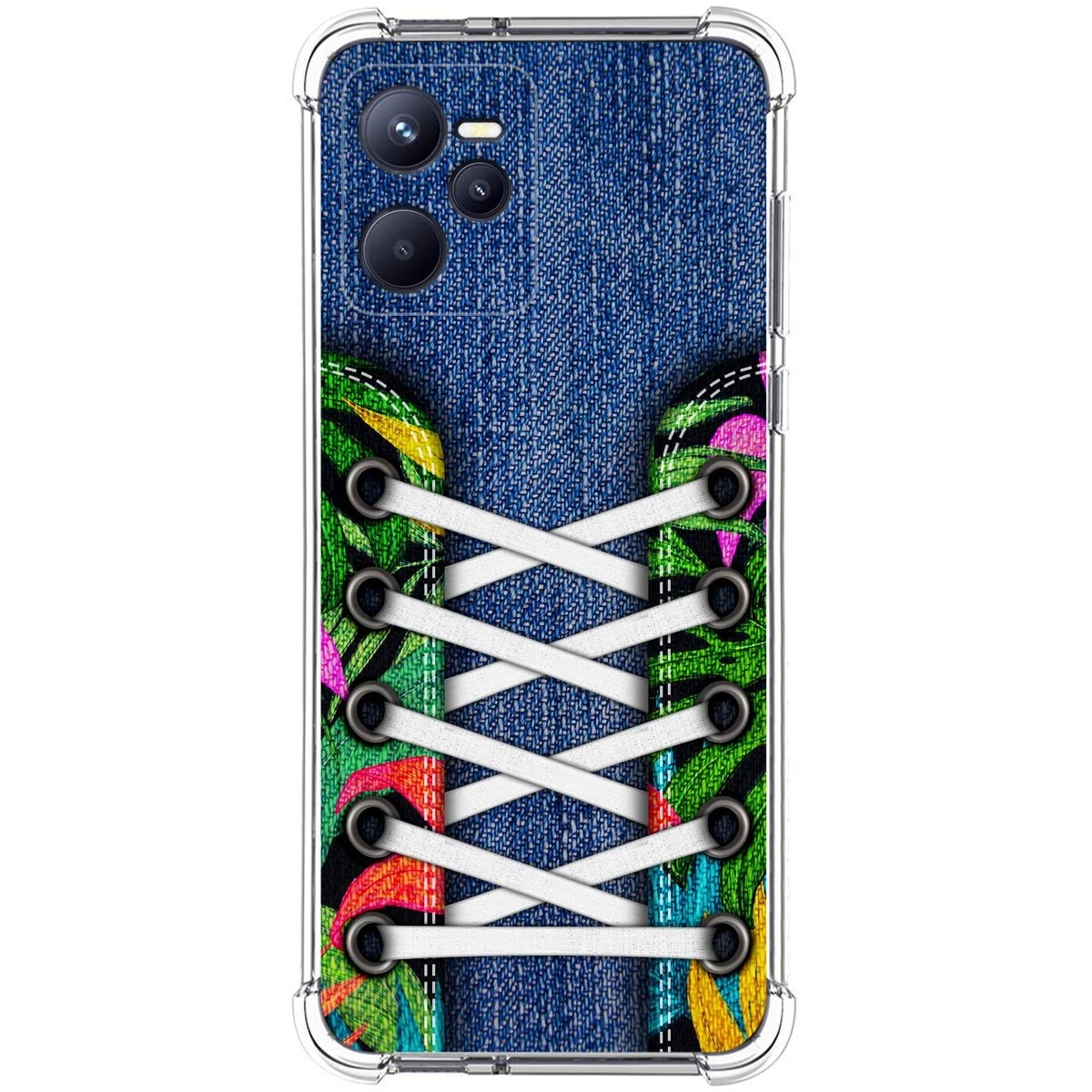 Funda Silicona Antigolpes para Realme C35 diseño Zapatillas 13 Dibujos