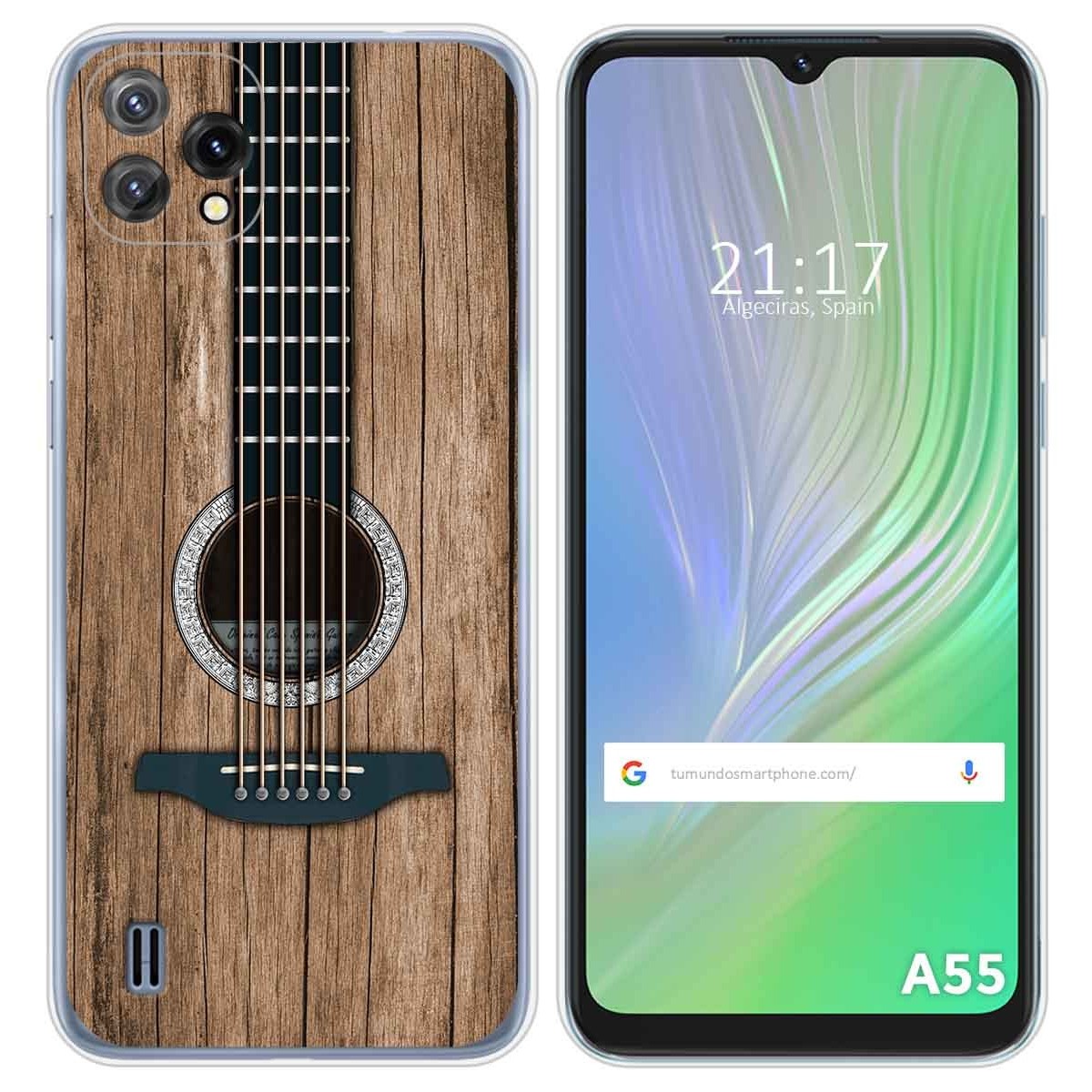 Funda Silicona para Blackview A55 diseño Madera 11 Dibujos