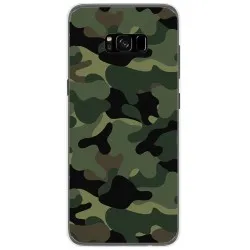 Funda Gel Tpu para Samsung Galaxy S8 Plus Diseño Camuflaje Dibujos