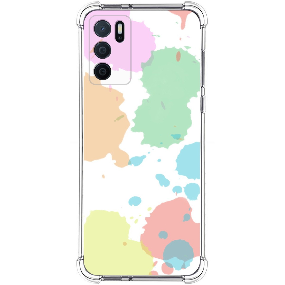 Funda Silicona Antigolpes para Oppo A54s diseño Acuarela 05 Dibujos