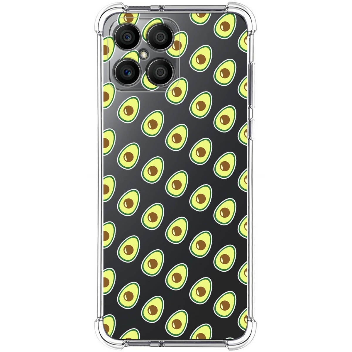 Funda Silicona Antigolpes para Huawei Honor X8 diseño Aguacate Dibujos