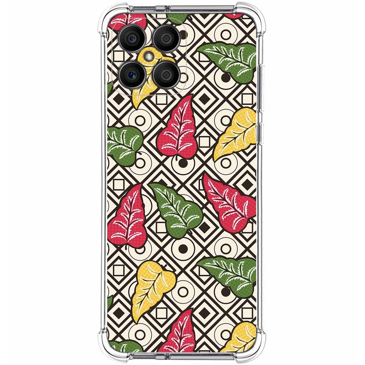 Funda Silicona Antigolpes para Huawei Honor X8 diseño Flores 11 Dibujos