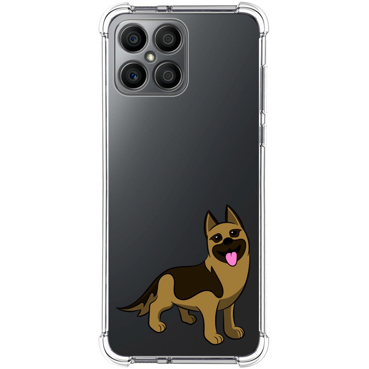 Funda Silicona Antigolpes para Huawei Honor X8 diseño Perros 03 Dibujos