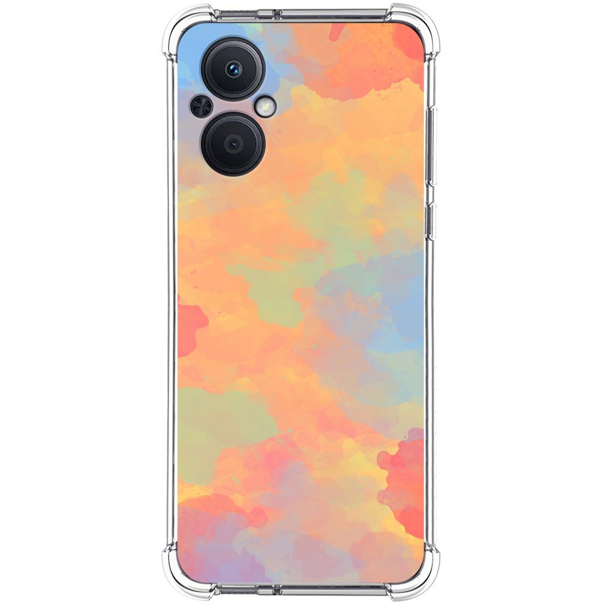 Funda Silicona Antigolpes para Oppo A96 5G diseño Flores 02 Dibujos