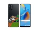 Funda Silicona Transparente para Oppo A76 / A96 diseño Panda Dibujos