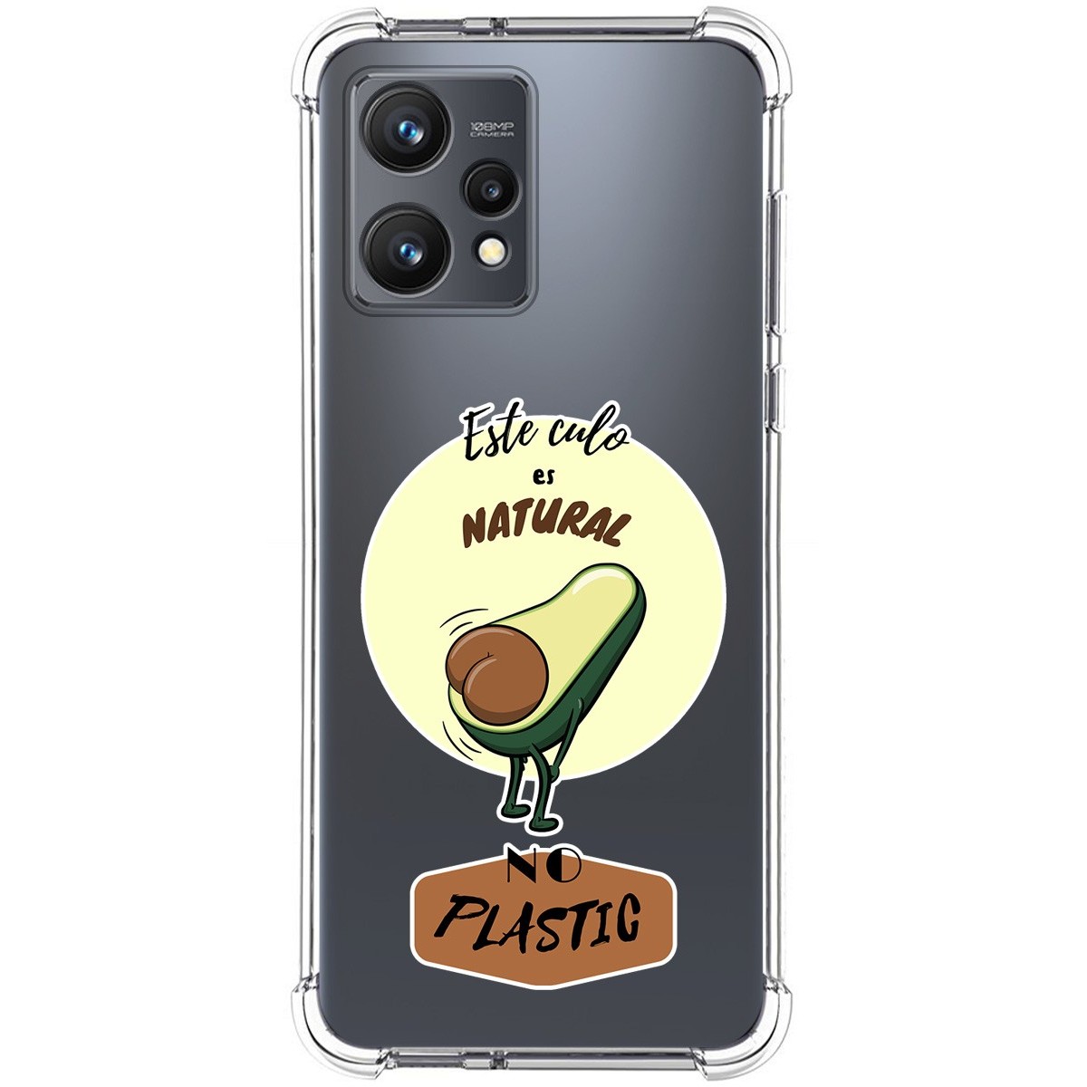 Funda Silicona Antigolpes para Realme 9 4G diseño Culo Natural Dibujos