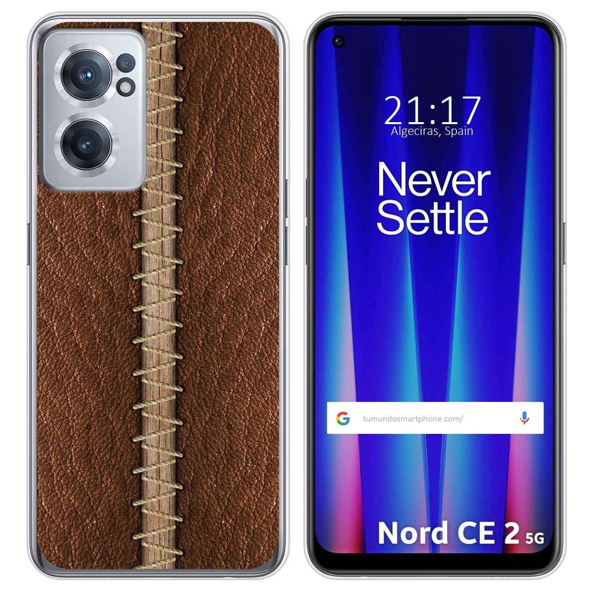 Funda Silicona para Oneplus Nord CE 2 5G diseño Cuero 01 Dibujos