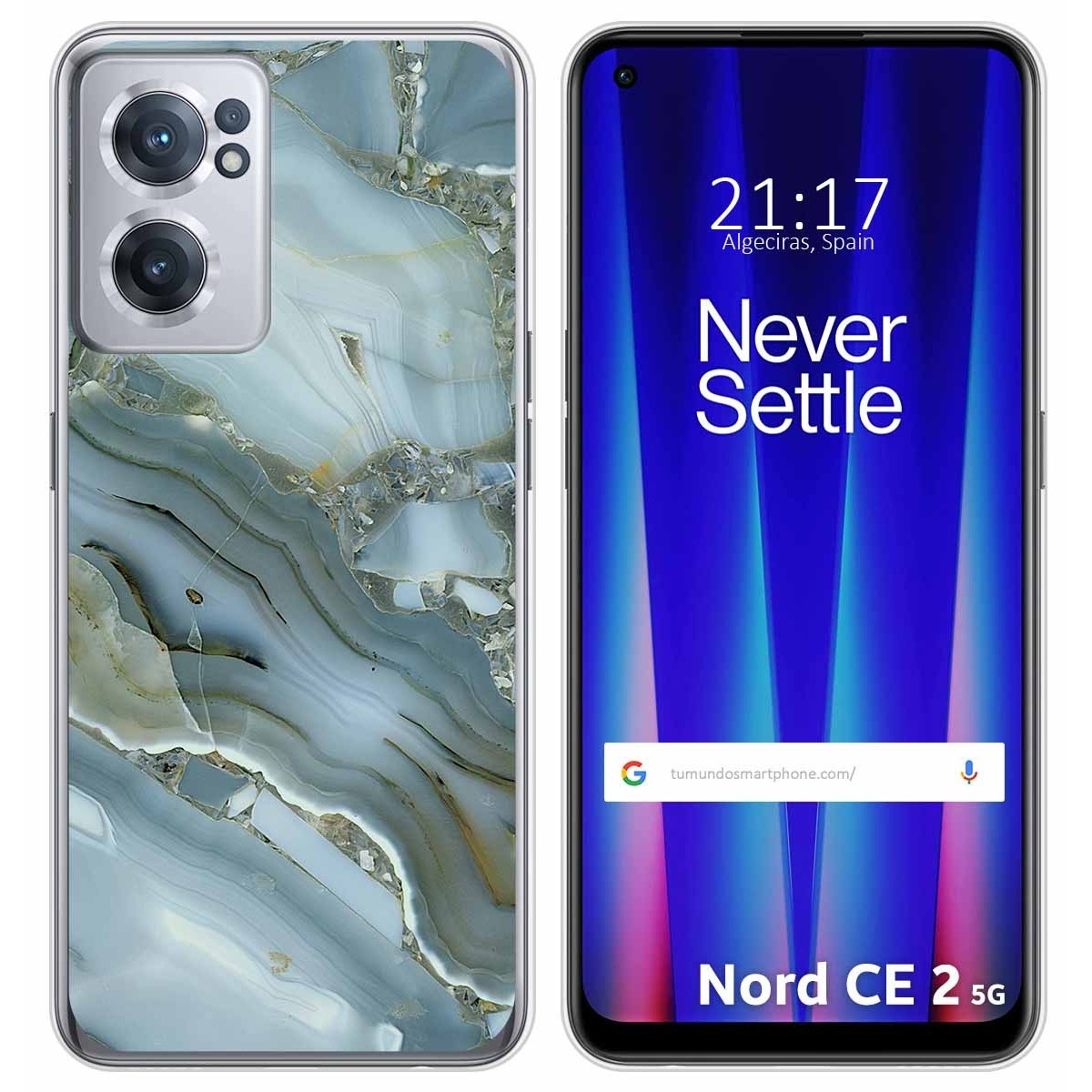 Funda Silicona para Oneplus Nord CE 2 5G diseño Mármol 09 Dibujos