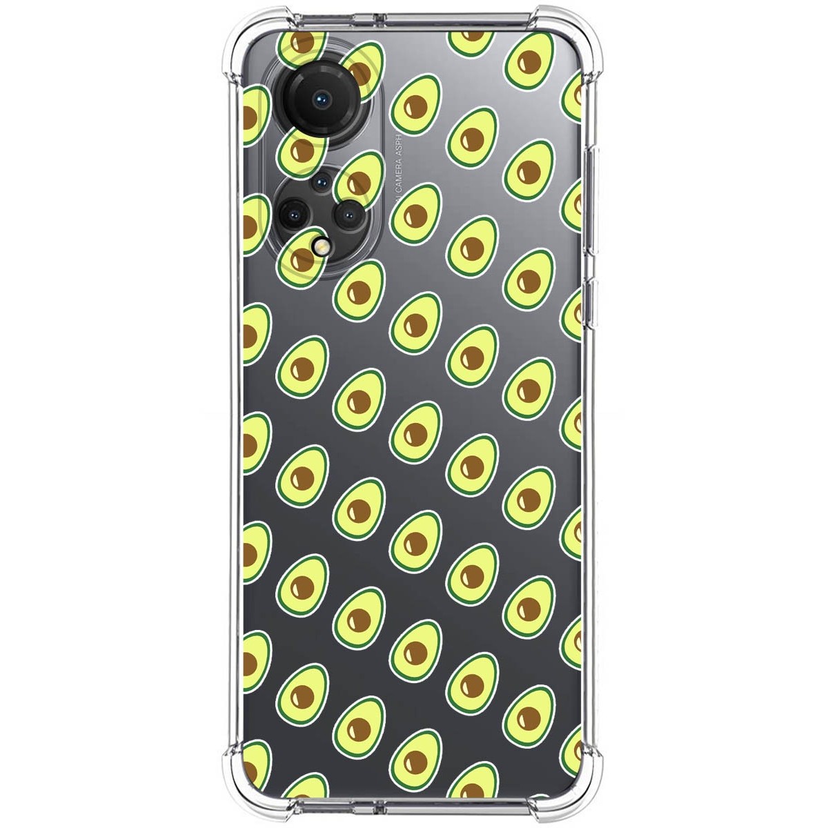 Funda Silicona Antigolpes para Huawei Honor X7 diseño Aguacate Dibujos