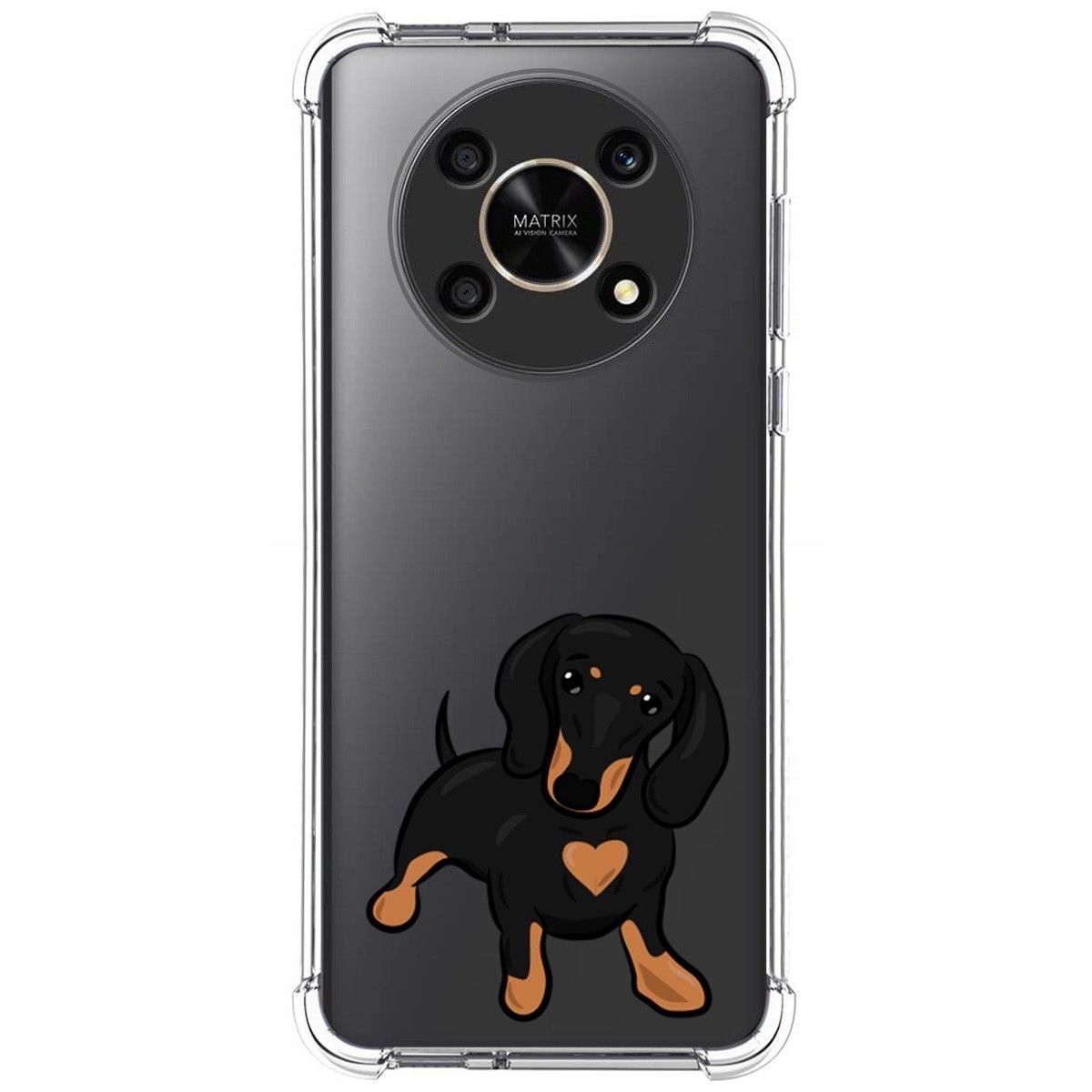 Funda Silicona Antigolpes para Honor Magic 4 Lite diseño Perros 04 Dibujos