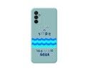 Funda Silicona Líquida Azul para Samsung Galaxy M13 4G diseño Agua Dibujos