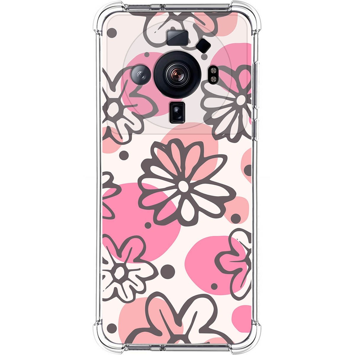 Funda Silicona Antigolpes para Xiaomi 12S Ultra diseño Flores 09 Dibujos