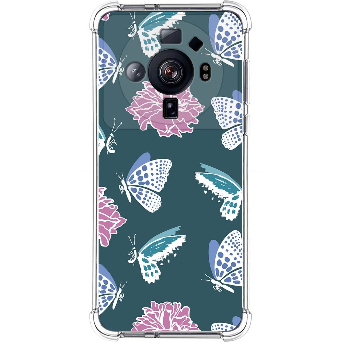 Funda Silicona Antigolpes para Xiaomi 12S Ultra diseño Flores 10 Dibujos