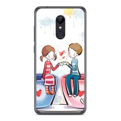 Funda Gel Tpu para Xiaomi Redmi 5 Diseño Cafe Dibujos