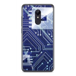 Funda Gel Tpu para Xiaomi Redmi 5 Diseño Circuito Dibujos