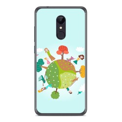 Funda Gel Tpu para Xiaomi Redmi 5 Diseño Familia Dibujos