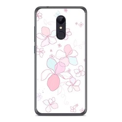 Funda Gel Tpu para Xiaomi Redmi 5 Diseño Flores Minimal Dibujos