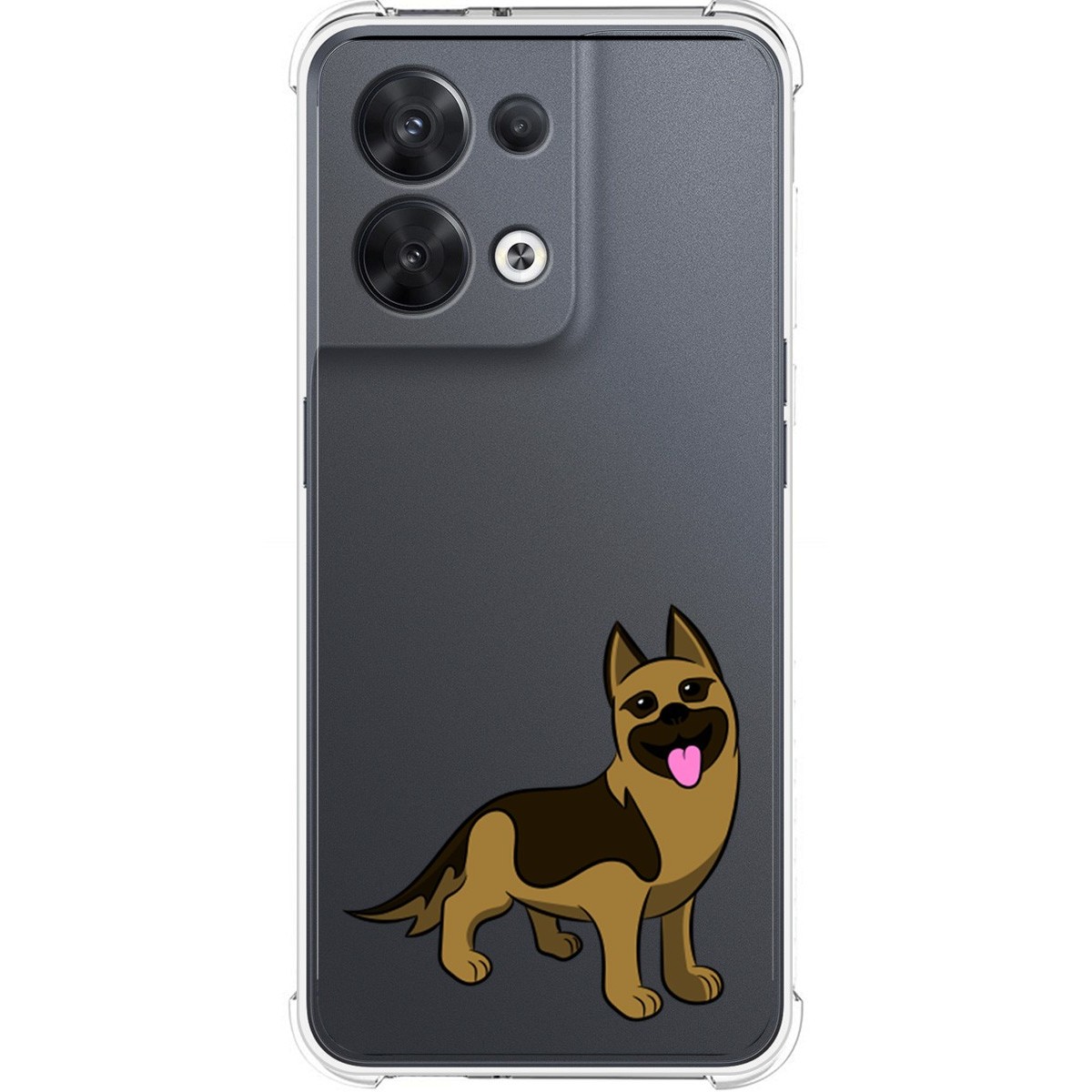 Funda Silicona Antigolpes para Oppo Reno 8 5G diseño Perros 03 Dibujos