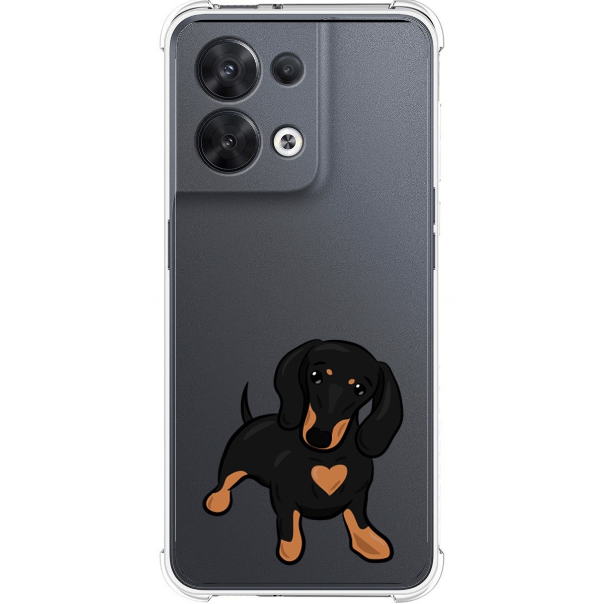 Funda Silicona Antigolpes para Oppo Reno 8 5G diseño Perros 04 Dibujos