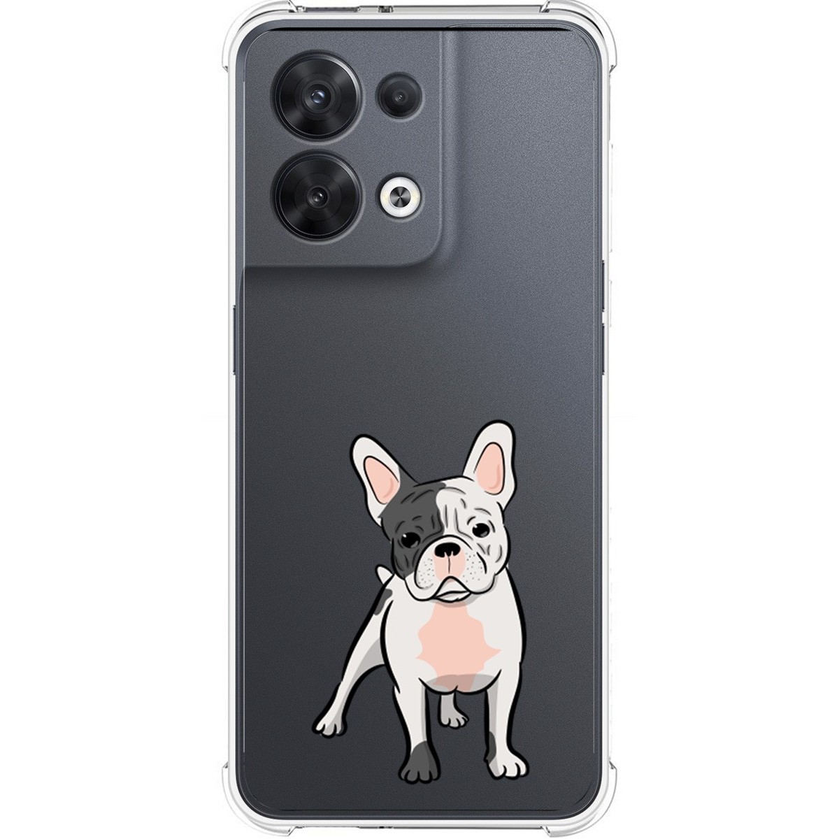 Funda Silicona Antigolpes para Oppo Reno 8 5G diseño Perros 06 Dibujos