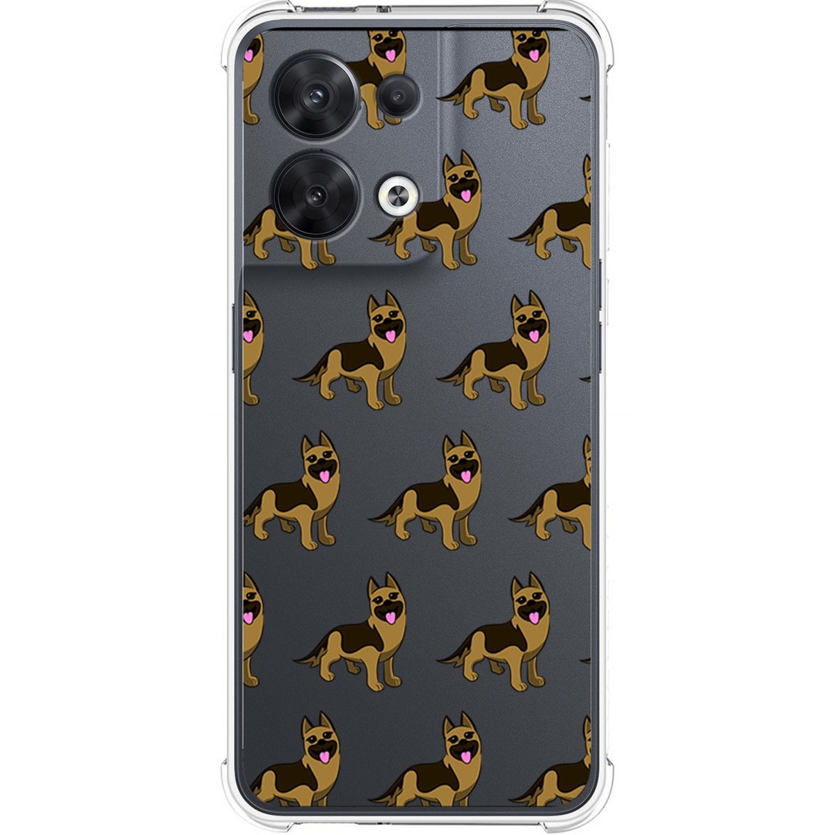 Funda Silicona Antigolpes para Oppo Reno 8 5G diseño Perros 09 Dibujos