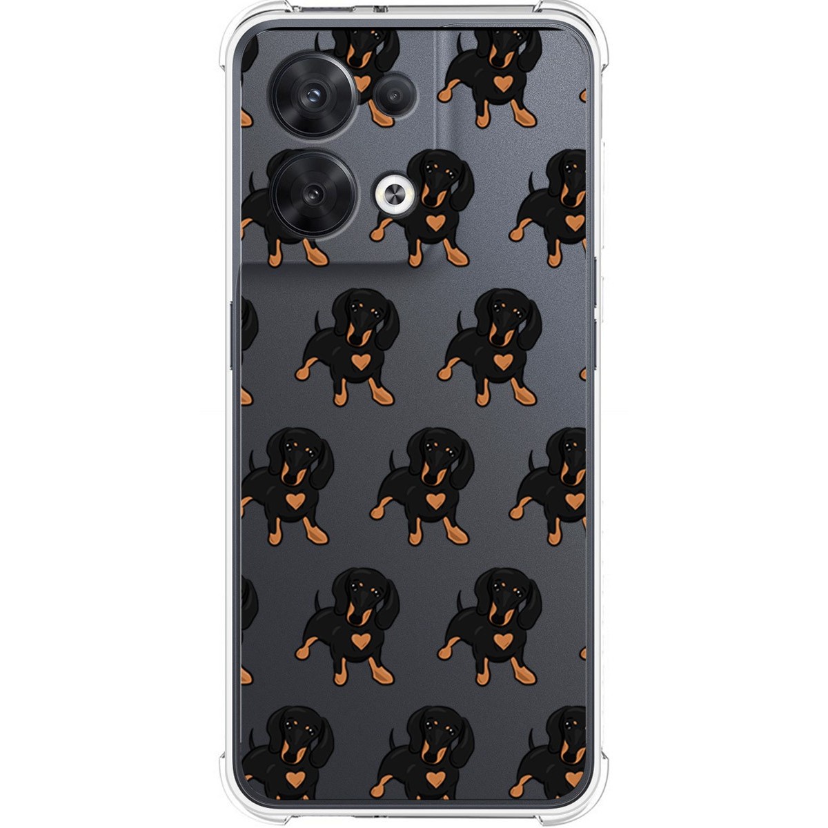 Funda Silicona Antigolpes para Oppo Reno 8 5G diseño Perros 10 Dibujos