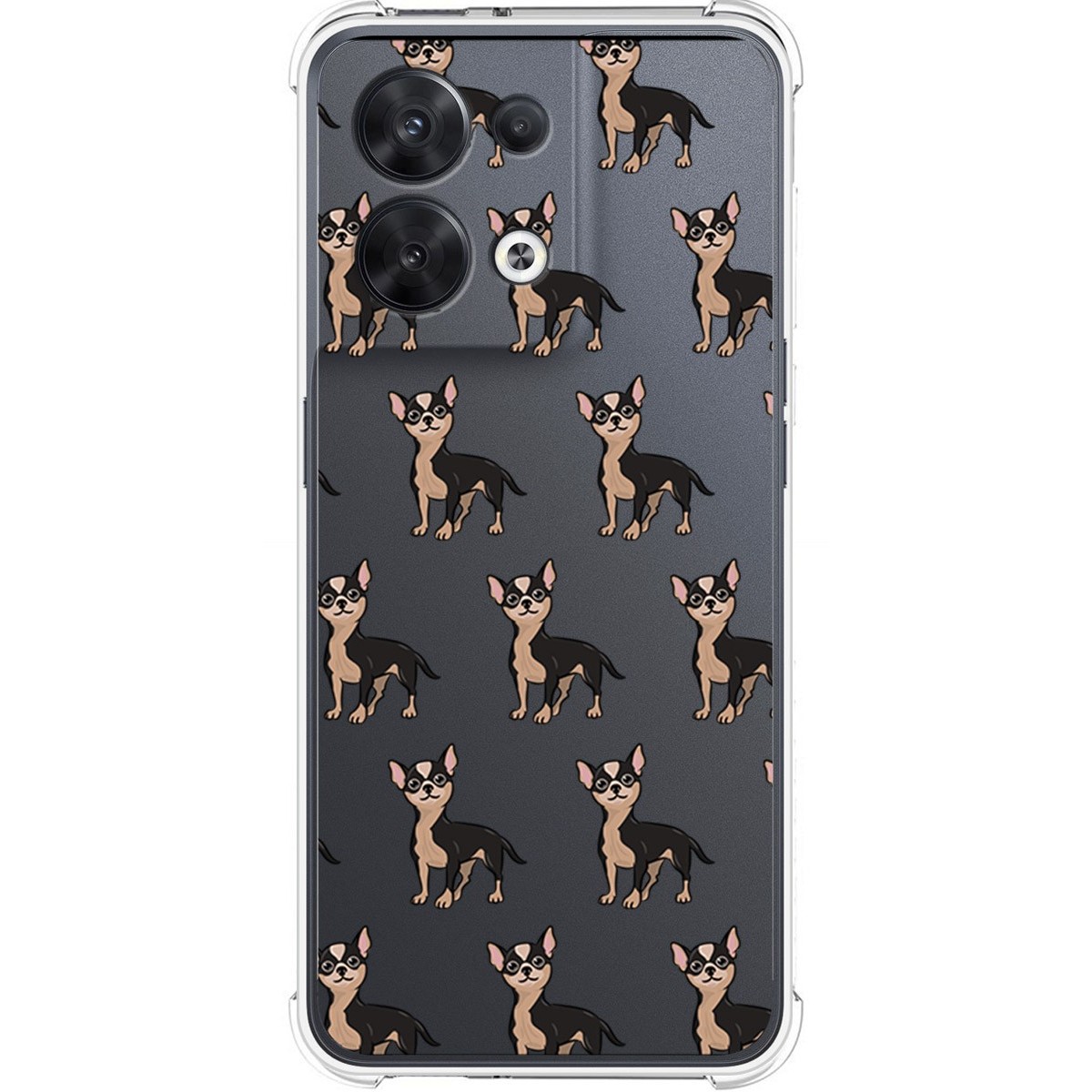 Funda Silicona Antigolpes para Oppo Reno 8 5G diseño Perros 11 Dibujos